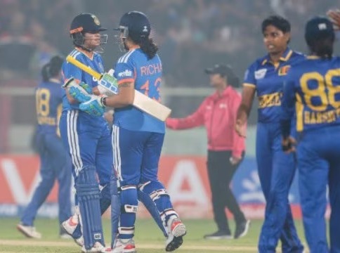 India Women vs Sri Lanka Women 5th T20I ​Live Cricket Score: Can Harmanpreet Kaur’s IND whitewash Chamari Athapaththu’s SL?